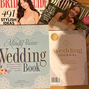 Bridal magazines and books. Great condition